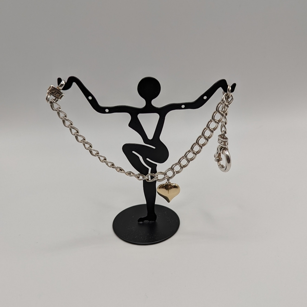 Sterling and 14K Bracelet